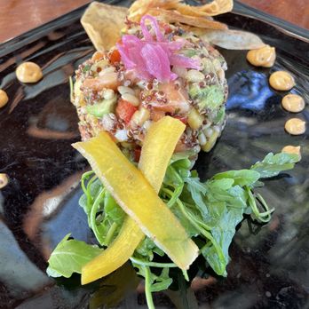 Jeremy's on the Hill - Salmon belly poke - New American Near Me - Julian, California Jeremy's on the Hill - Salmon belly poke - New American Near Me - Julian, California