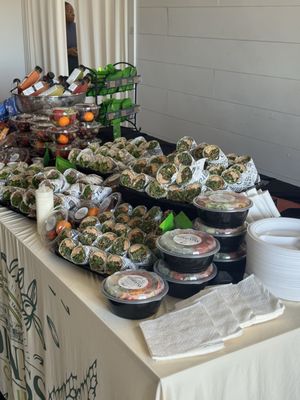 Corporate Catering - We specialize in thoughtfully crafted salads, grain bowls, wraps, cold-pressed juices, and house-made vinaigrettes—designed to fuel modern lifestyles without sacrificing taste. Please provide at least 72 hour notice for orders.