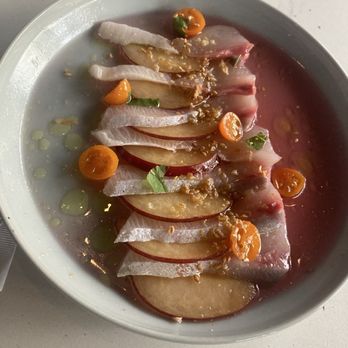 Ryla - Japanese yellow tail shashimi - Asian Fusion Near Me - Hermosa Beach, California
