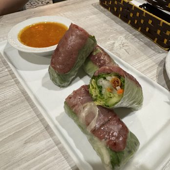 Pho & Beyond - Grilled Pork Spring Roll - Nem Nng Cun; delicious! - Vietnamese Near Me - Las Vegas, Nevada Pho & Beyond - Grilled Pork Spring Roll - Nem Nng Cun; delicious! - Vietnamese Near Me - Las Vegas, Nevada