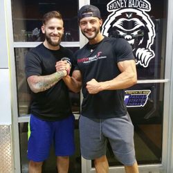 Honey Badger Fitness - Professional Bodybuilder Matt Action got a quick FST session in before competing at the Miami Professional Bodybuilding Competition!
