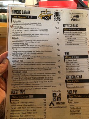 Menu photo 6 Ormond Garage Ormond Beach, FL