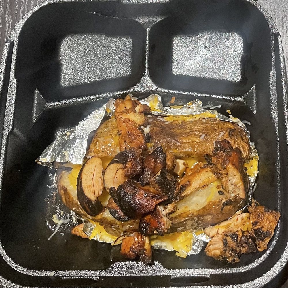 Henderson & Kane - Loaded Baked Potato Special with chicken - Barbeque Near Me - Houston, Texas