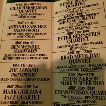 Village Vanguard - Calendar June 2019 - Jazz & Blues Near Me - New York, New York Village Vanguard - Calendar June 2019 - Jazz & Blues Near Me - New York, New York
