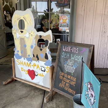Sham-Paws Self Serve Dog Wash - Entrance - Pet Groomers Near Me - Placentia, California Sham-Paws Self Serve Dog Wash - Entrance - Pet Groomers Near Me - Placentia, California