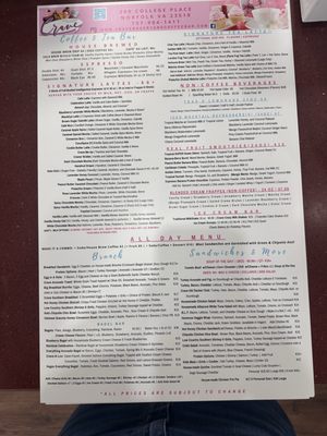 Menu photo 1 Crave Bakery + Coffee Bar Norfolk, VA