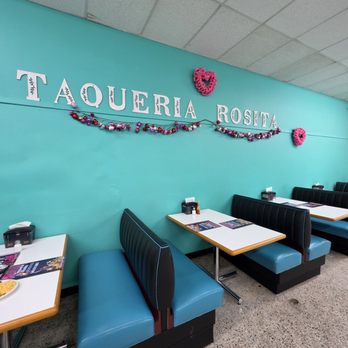 Taqueria Rosita - The restaurant's name on the wall with the booths. I sat at one of these booths. - Food Trucks Near Me - Roanoke, Virginia Taqueria Rosita - The restaurant's name on the wall with the booths. I sat at one of these booths. - Food Trucks Near Me - Roanoke, Virginia