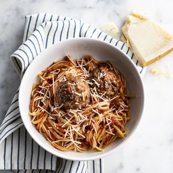 Corner Bakery Cafe - a bowl of spaghetti and meatballs - Salad Near Me - Oak Brook, Illinois