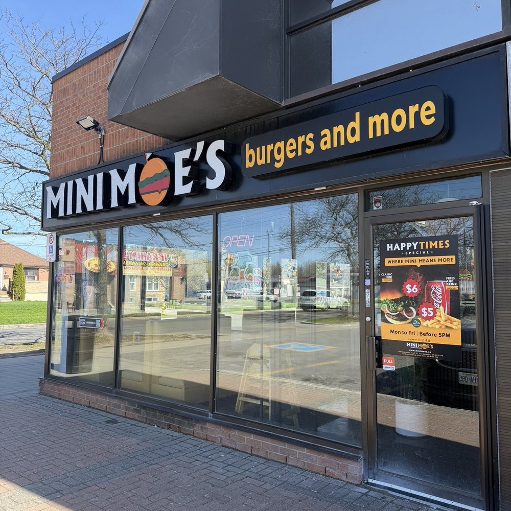 Mini Moe's Burgers - Store front - Burgers Near Me - Toronto, Ontario Mini Moe's Burgers - Store front - Burgers Near Me - Toronto, Ontario