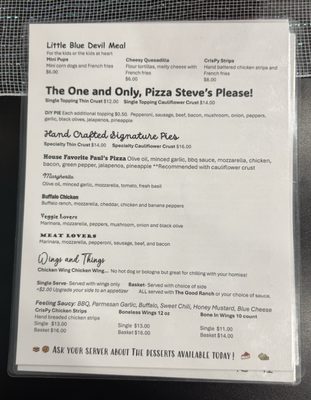 Menu photo 1 Dexfield Diner & Pub Redfield, IA