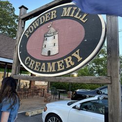 Powder Mill Creamery - Sign
