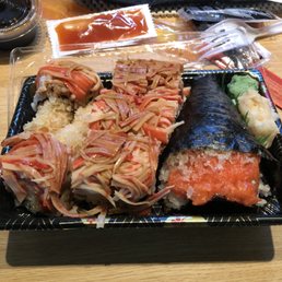 Angry dragon roll-Spicy salmon roll Angry dragon roll-Spicy salmon roll