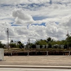 Crossroads RV Park - 7 RV spaces. 6 Back-Up and 1 Pull-thru along the Laundry Building