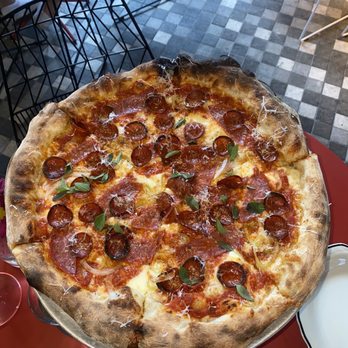 Grazie Nonna - Heather's pie with pepperoni - Italian Near Me - Washington, DC, District of Columbia