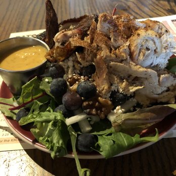 The Tonk - Girlfriend salad with chicken (which is basically a quarter or half of a chicken). The sauce is one of the Bbq sauces (fantastic) - Barbeque Near Me - Chicago, Illinois The Tonk - Girlfriend salad with chicken (which is basically a quarter or half of a chicken). The sauce is one of the Bbq sauces (fantastic) - Barbeque Near Me - Chicago, Illinois