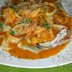 Perú Gustoso - Ravioli de espinacas desafortunado se ve mejor de lo que sabe.