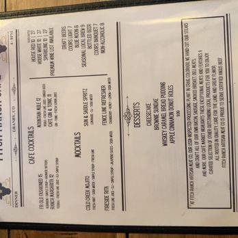 Fitch Ranch Menu THE CAFE AT FITCH RANCH MEATS & MARKET - Updated July 2026 - 82 Photos ...
