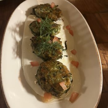 Agora DC - Zucchini patties - Mediterranean Near Me - Washington, DC, District of Columbia
