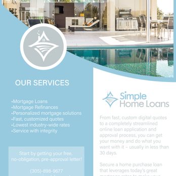 Simple Home Loans - Services - Mortgage Lenders Near Me - Miami Lakes, Florida Simple Home Loans - Services - Mortgage Lenders Near Me - Miami Lakes, Florida