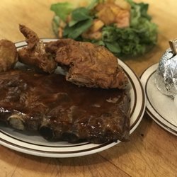 Bill's Boat Landing - BBQ Pork Ribs and Fried Chicken Dinner Combo