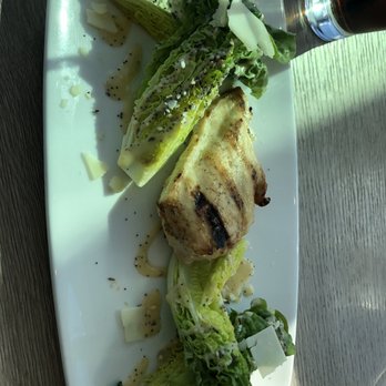 The Landing RoofTop - Caesar with chicken. Weird presentation, great taste! $17 - Comfort Food Near Me - Melbourne, Florida The Landing RoofTop - Caesar with chicken. Weird presentation, great taste! $17 - Comfort Food Near Me - Melbourne, Florida