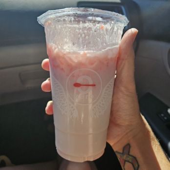 Zero Degrees - Strawberry Horchata - Bubble Tea Near Me - Greenacres, Florida Zero Degrees - Strawberry Horchata - Bubble Tea Near Me - Greenacres, Florida