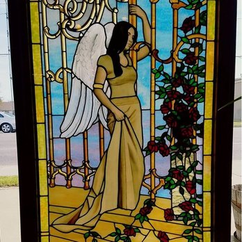 Nancy Bole - Window is 3' x 5' in frame, 4' x 6'. Currently for sale $3,500. - Glass & Mirrors Near Me Nancy Bole - Window is 3' x 5' in frame, 4' x 6'. Currently for sale $3,500. - Glass & Mirrors Near Me