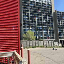 Mixed Blood Theater - Tiny parking lot