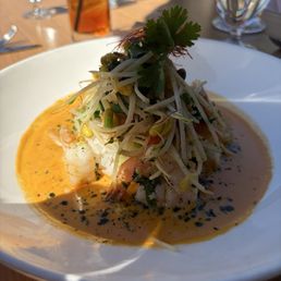 Red shrimp curry Red shrimp curry