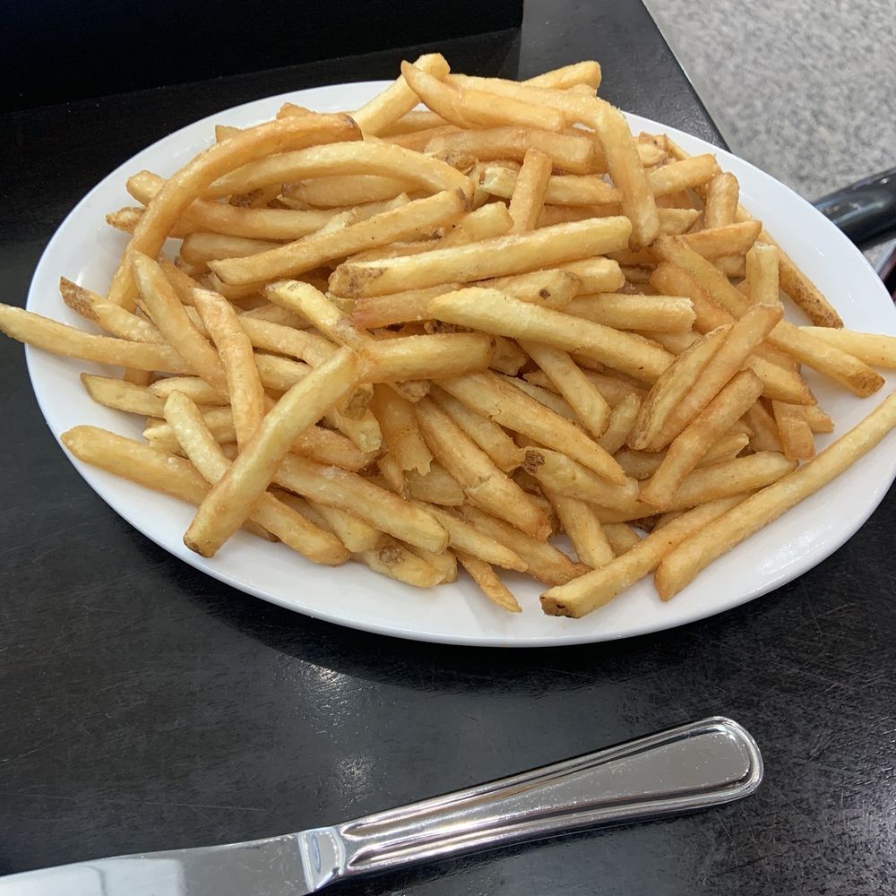 "Side of fries" ~$8 "Side of fries" ~$8