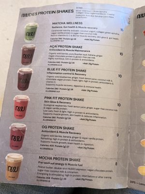 Menu photo 8 NUDES Barcelona, B