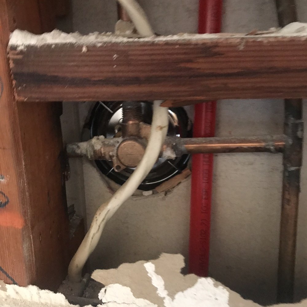 Simpex Repipe & Plumbing - leaking area they tried to deny was caused by them - Plumbing Near Me - Irvine, California Simpex Repipe & Plumbing - leaking area they tried to deny was caused by them - Plumbing Near Me - Irvine, California