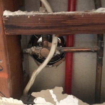 Simpex Repipe & Plumbing - leaking area they tried to deny was caused by them - Plumbing Near Me - Irvine, California Simpex Repipe & Plumbing - leaking area they tried to deny was caused by them - Plumbing Near Me - Irvine, California
