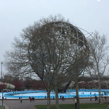 Queens Museum - View of unisphere from second floor window - Museums Near Me - Corona, New York Queens Museum - View of unisphere from second floor window - Museums Near Me - Corona, New York