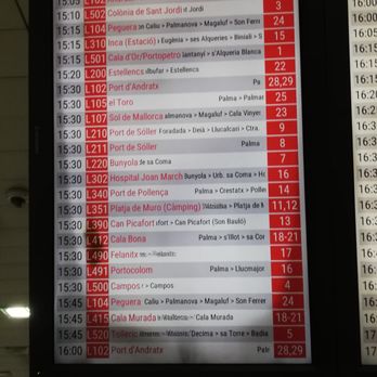 Estación Intermodal - Info - Bushaltestelle - Public Transportation Near Me - Palma de Mallorca, C