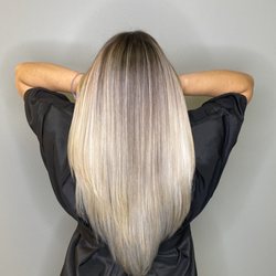 LV Beauty Studio & Spa - Silver Blonde Balayage