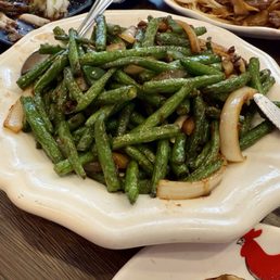 Garlic string beans Garlic string beans