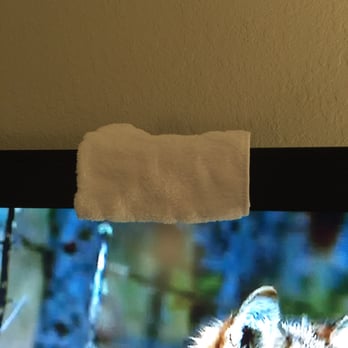 La Quinta by Wyndham Conroe - Put a towel over the "remote sensor". Oddly enough TV works perfectly. - Hotels Near Me - Conroe, Texas