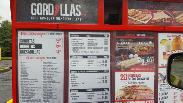 Menu photo 5 Gordillas Addison, IL