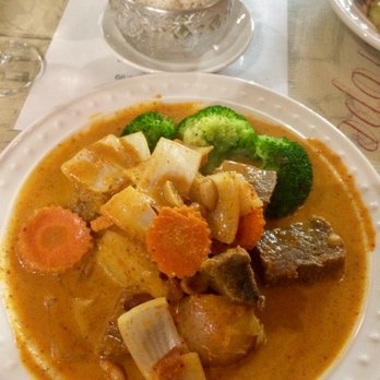 Panang Thai Cuisine - Massamun Curry with Beef - Thai Near Me - Houston, Texas