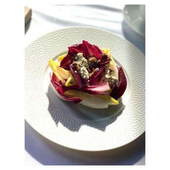 Café Boulud at Blantyre - Endive pear salad - Desserts Near Me - Lenox, Massachusetts Café Boulud at Blantyre - Endive pear salad - Desserts Near Me - Lenox, Massachusetts