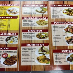 Taqueria Garcia's - Menu