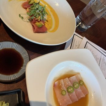 Sushi Roku - Tuna crudo and hamachi serrano - Japanese Near Me - Palo Alto, California