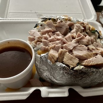 Demeris Bar-B-Q - Turkey baked potato - Barbeque Near Me - Houston, Texas
