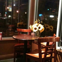 Sagebrush Cafe - Inside at night.