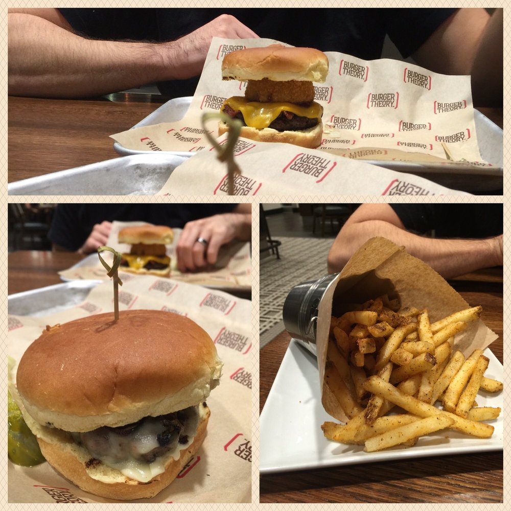 The Burger Place - One order of lonestar & uptown w/ a side of seasoned fries. - Burgers Near Me - Atlanta, Georgia