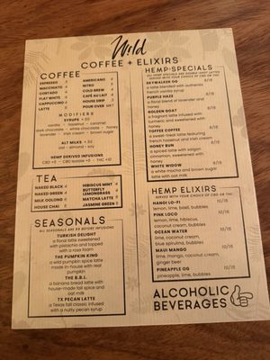 Menu photo 5 Wild Houston, TX