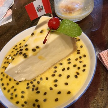 The Red Llama - Passion Fruit Cheesecake - Peruvian Near Me - Lone Tree, Colorado The Red Llama - Passion Fruit Cheesecake - Peruvian Near Me - Lone Tree, Colorado