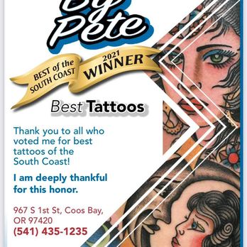 Tattoos By Pete - Thanks for voting - Tattoo Near Me - Coos Bay, Oregon Tattoos By Pete - Thanks for voting - Tattoo Near Me - Coos Bay, Oregon