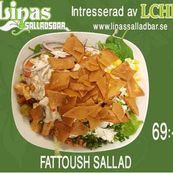 Linas Salladsbar - FATTOUSH SALLAD 69.- - Salad Near Me - Göteborg, O